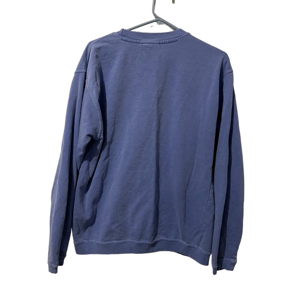 Comfort Colors Sweater Women Small Blue Cotton Heavyweight Pullover Casual‎ - Picture 2 of 6